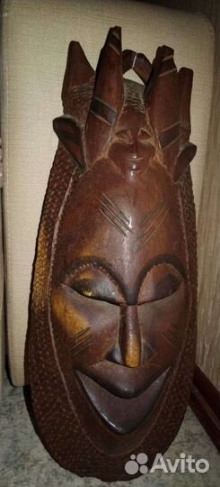 Африканская маска из дерева(Сенегал)