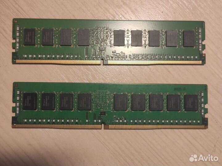 Оперативная память DDR4 16Гб (2x8Гб) 2133 ECC REG