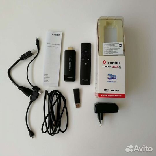 Медиаплеер тв-приставка iconBIT Toucan Stick 3Dmk2