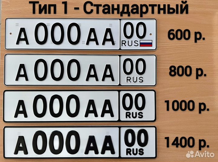 Изготовление дубликат гос номер Нижневартовск