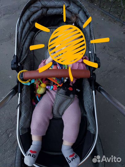 Коляска 2 в 1 luxmom