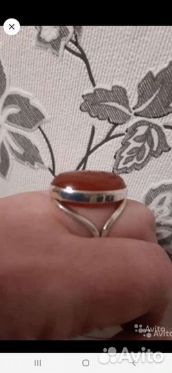 Кольцо серебро 925