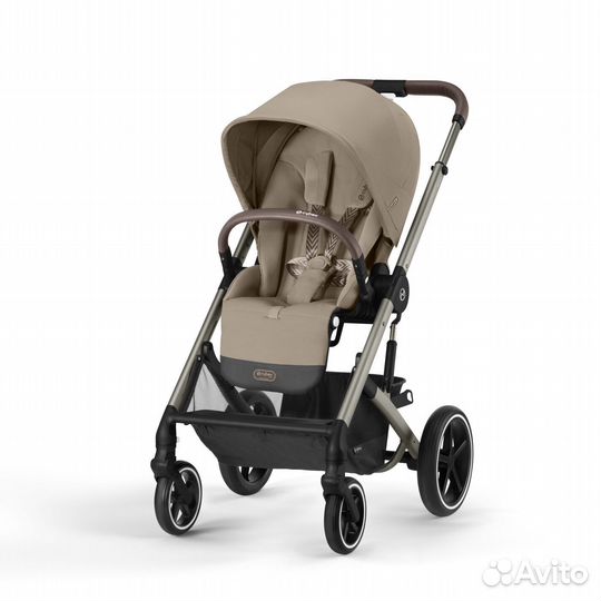 Коляска 2 в 1 Cybex Balios S Lux 2024, Almond