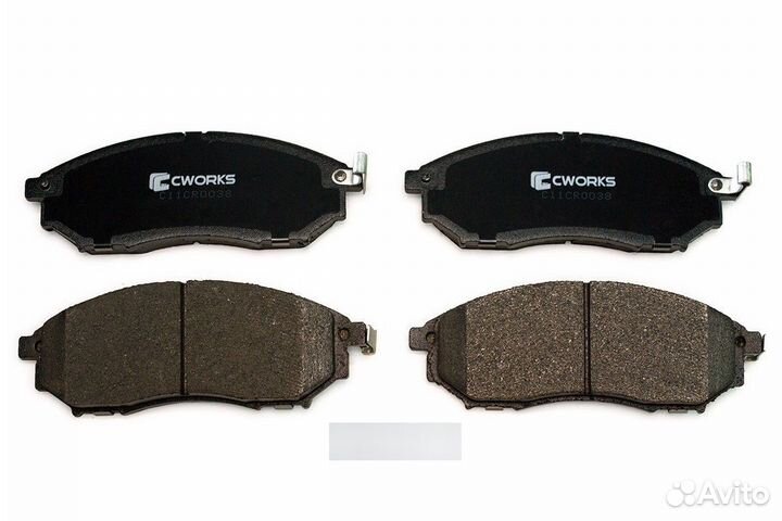 Тормозные колодки передние cworks C11CR0038