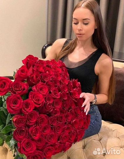 Высокие розы 150 160 170 180 190см доставка Москва