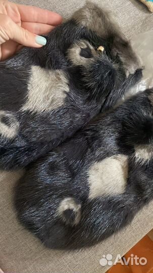 Норковые варежки