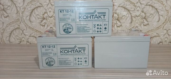 Новые Аккумуляторы Контакт кт 12-12