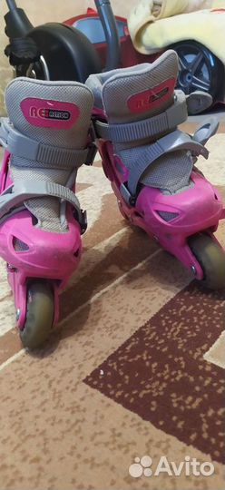 Роликовые коньки детские раздвижные