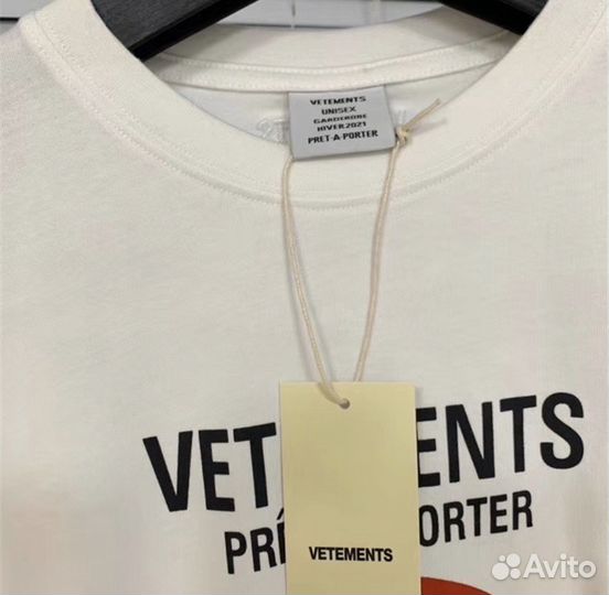 Футболка vetements antisocial