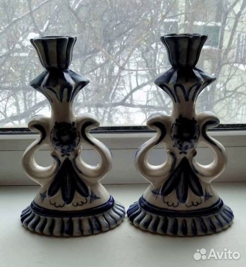 Посуда Гжель