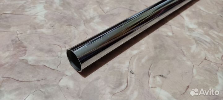 Труба хромир, 3000 х 25 мм, толщ 1 мм, торц.упоры