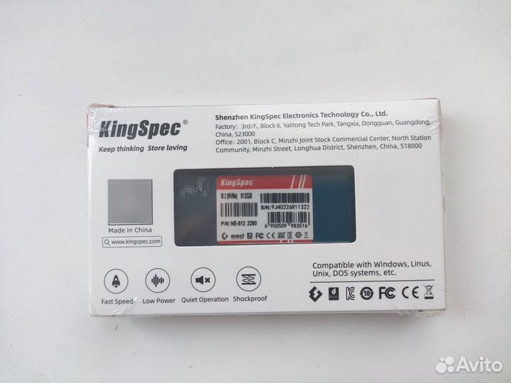 Kingspec ssd 512gb
