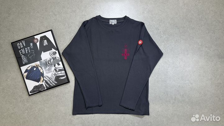 Лонгслив Cav empt Кресты 100 Хлопок