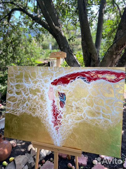 Большая интерьерная картина Ангел