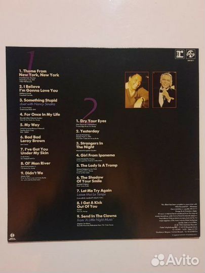 Frank Sinatra 1983 NM винил Lp