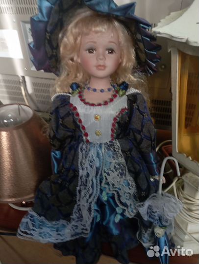 Куклы фарфоровые интерьерные