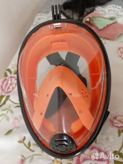 Маска для снорклинга полнолицевая