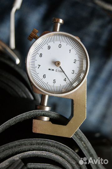 Кожаный мужской ремень ручной работы