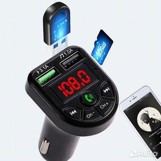 Новые Bluetooth FM-модуляторы Car BT-2