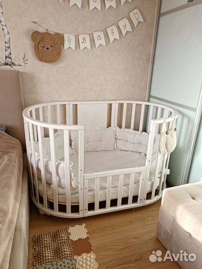 Кровать круглая с маятником