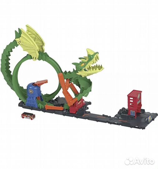 Hot wheels трек дракон