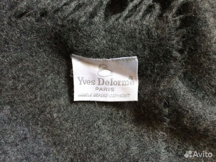 Yves Delorme Плед серый малый, мягкая шерсть