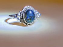 Кольцо серебряное с натуральным камнем