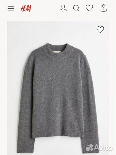Свитер женский HM шерсть