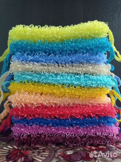 Мочалка ручной работы