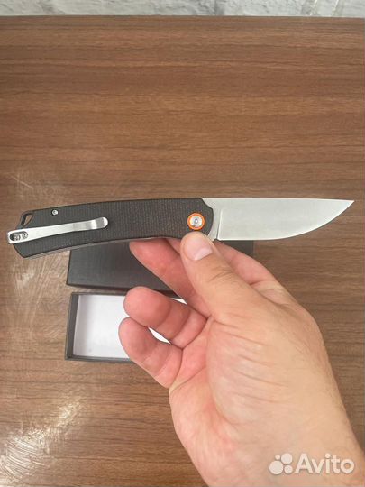 Нож складной ручной работы bark