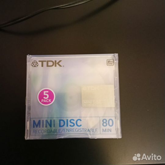 Минидиски TDK 5 шт новые