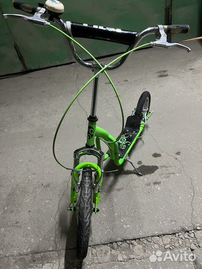 Самокат с большими колёсами