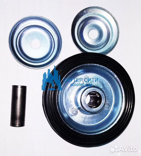 Каток подвески потдерживающий 75mm Baltmotors (Арт