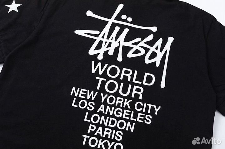 Футболка поло stussy