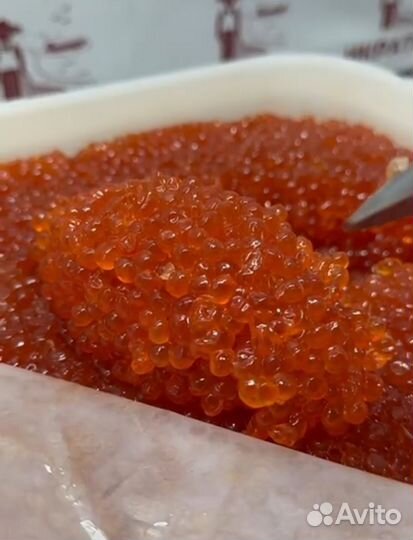 Красная икра кета