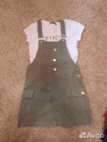 Вещи пакетом на девочку 122-128