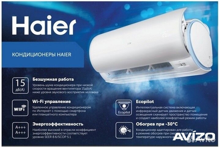 Кондиционер Haier HSU-07HTL он офф инвертор
