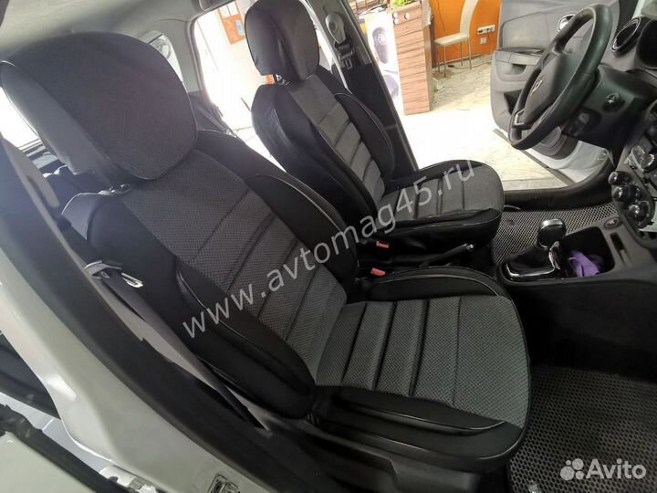 Авточехлы Renault Kaptur с боковыми поддержками