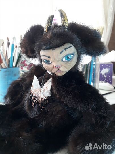 Текстильная игрушка. Оберег. Базарный чертик