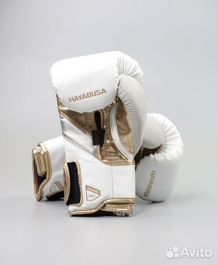 Боксерские перчатки Hayabusa T3 White/Gold 12,14oz