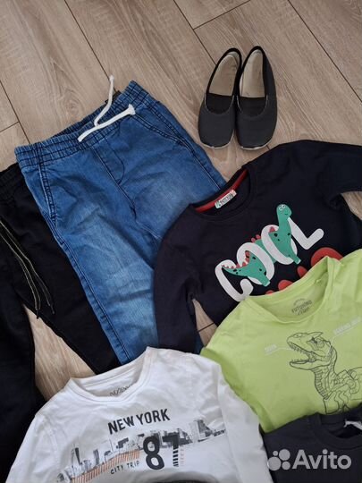 Вещи пакетом на мальчика 110