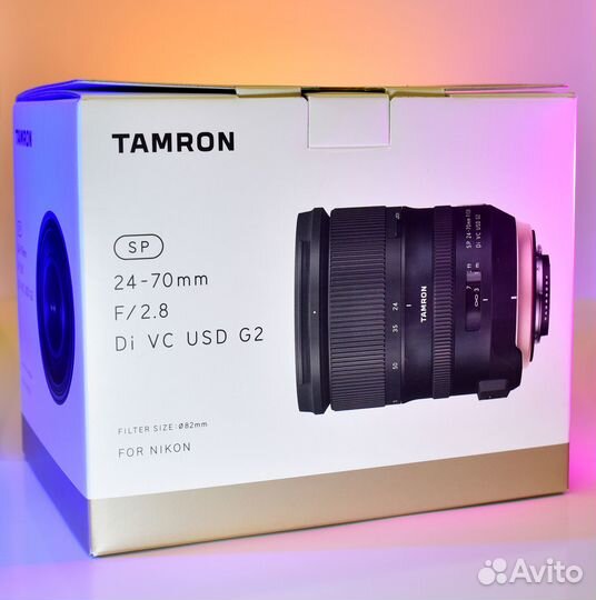 Объектив Tamron 24-70 f2.8 G2 для nikon