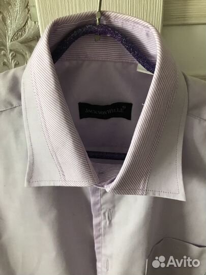 Рубашка на мальчика рост 156-162 (13-14 лет)