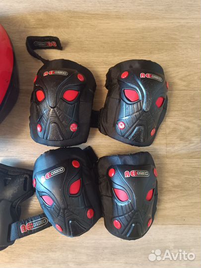 Защита шлем, наколенники, налокотники,на руки