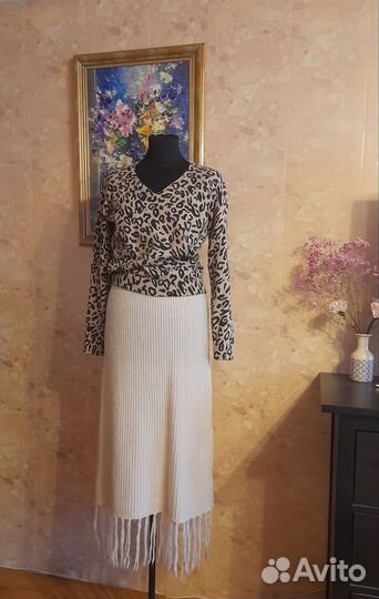 Юбка с бахромой Снежная королева