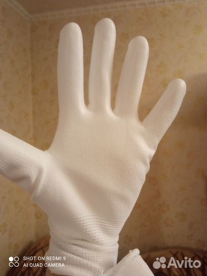 Перчатки рабочие прорезиненные