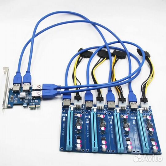 Разветвитель pci-e на 4 порта