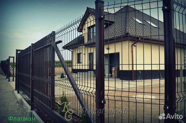Забор сетка 3D