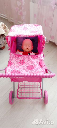 Коляска кукольная