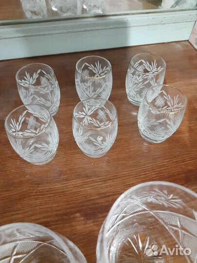 Фужеры хрустальные СССР